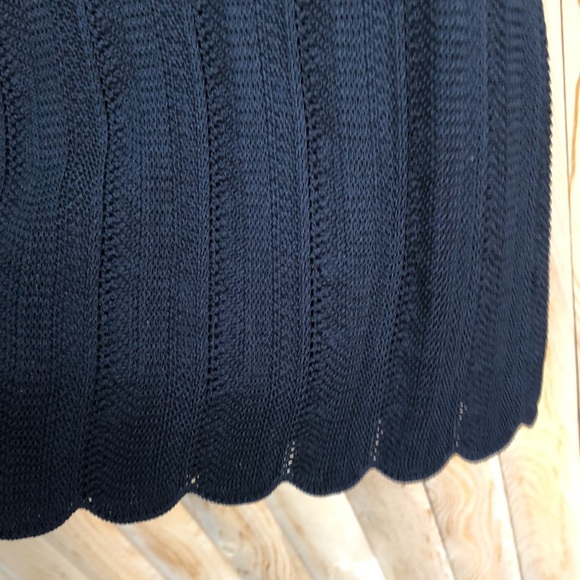 Wilfred knit black scallop edge tank top size S - Picture 4 of 5